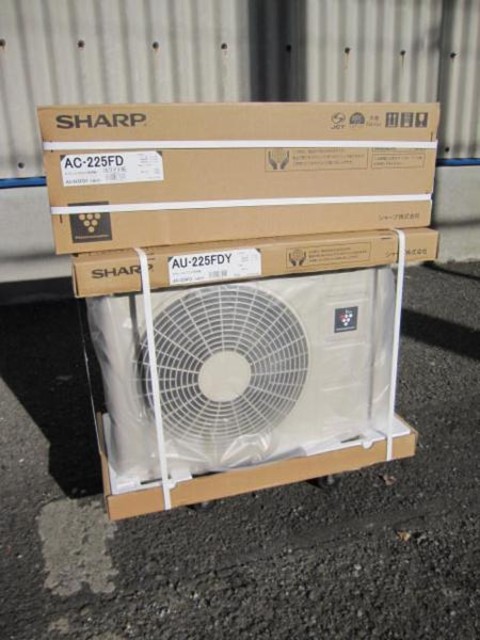 新品 SHARP 6畳/100V エアコン AC-225FD 15年モデル