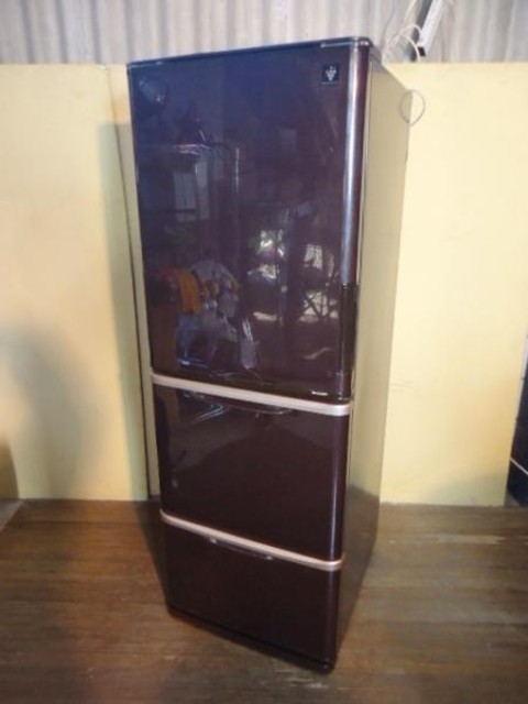 SHARP 350L 両開き3ドア冷凍冷蔵庫 SJ-PW35Y-T 14年製