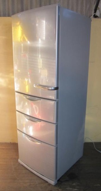 14年製 アクア 4ドア冷凍冷蔵庫 355L AQR-361CL(S)