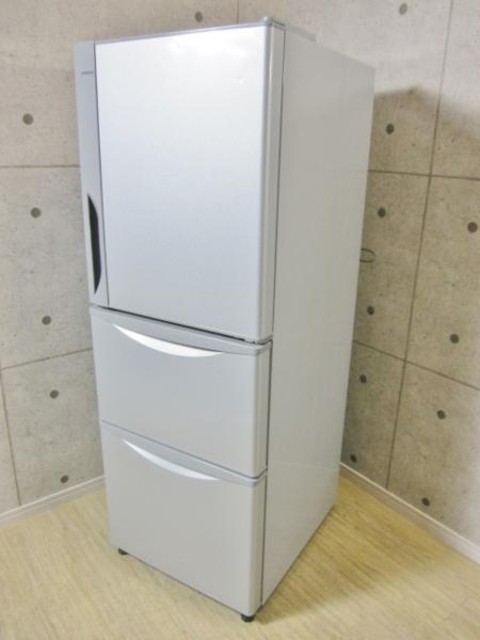 日立 265L 3ドア冷凍冷蔵庫 R-27EV(S) 14年製