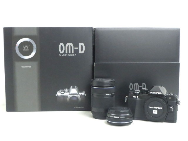 【買取専門店よろずや駒川店】オリンパス OM-D E-M10 MarkⅡ Wレンズ カメラ