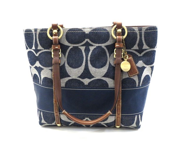 【優良品】COACH コーチ デニム トートバッグ シグネチャー 11179 imgrc0087464836.jpg