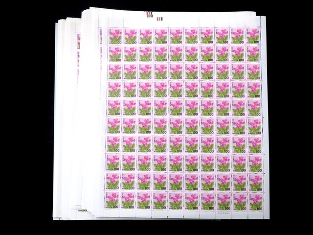 【買取専門店よろずや駒川店】普通切手 100枚 シート 82円