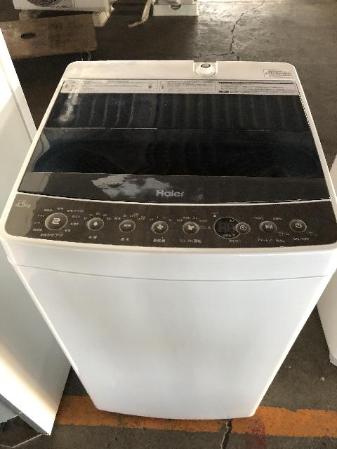 洗濯機 ハイアールJW-C45A 2018年製 流山市不用品回収