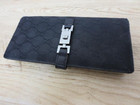 GUCCIグッチWホック長財布 ジャッキーラインGG柄 黒ブラックの詳細ページを開く