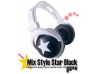 mix-style H004 Star-Black ヘッドフォン ヘッドホン黒の詳細ページを開く