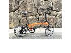 BROMPTON 折りたたみ自転車 BLACK EDITION オレンジ M6L 6段変速モデル Mの詳細ページを開く