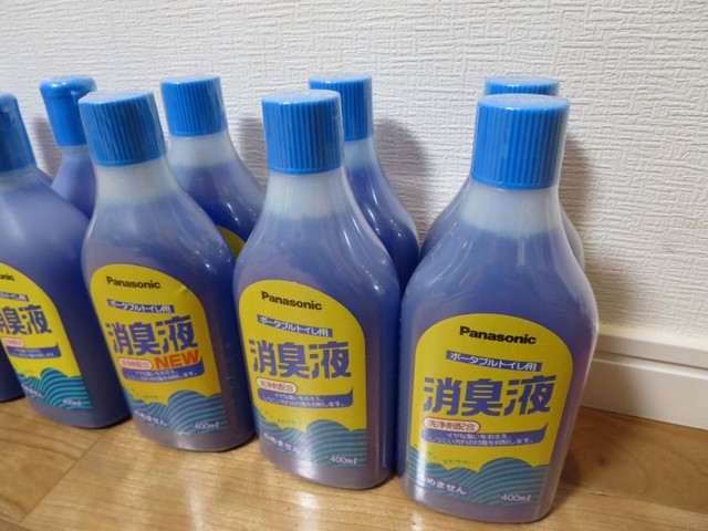 パナソニック□ポータブルトイレ用消臭液□400ml 12+3本 （ 介護用品