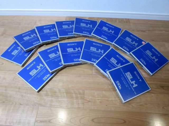 SONY ソニー SLH-550-BL オープンリールテープ 14本 （ ターンテーブル