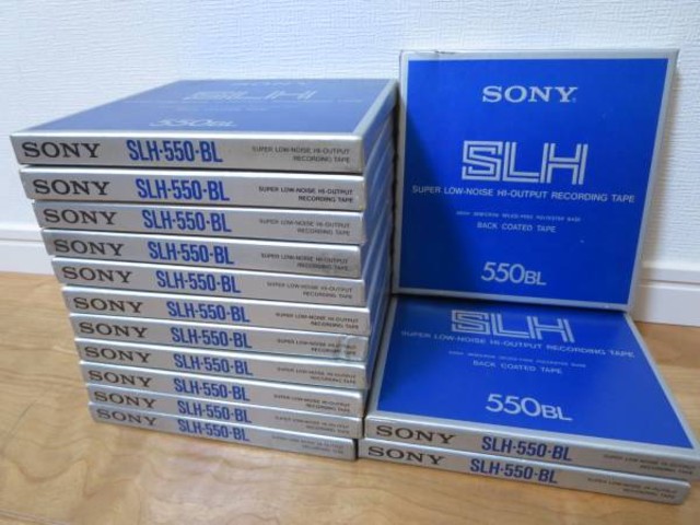 SONY ソニー SLH-550-BL オープンリールテープ 14本 （ ターンテーブル