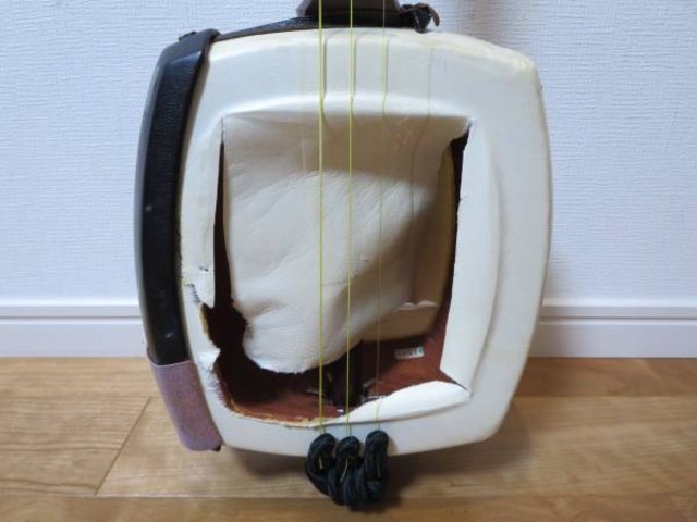 津軽三味線 紅木 黒檀□太棹 一本溝 さわり 黒根尾 （ その他
