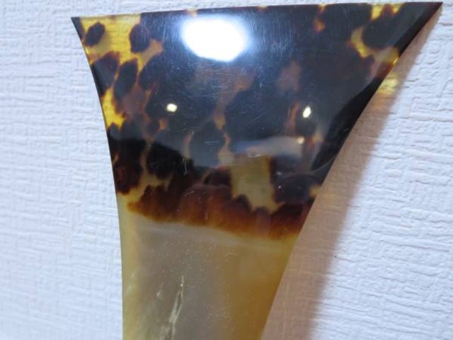 三味線用鼈甲撥/バチ 水牛角★開き約10㎝