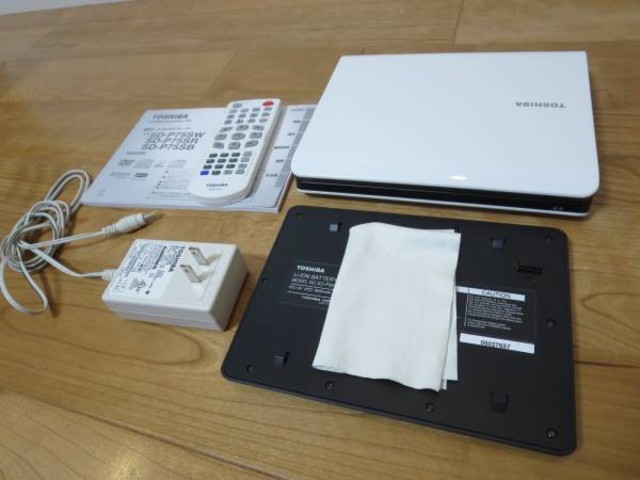 TOSHIBA☆SD-P75SW☆ポータブルDVDプレイヤー 東芝 （ DVDプレーヤー）の買取価格 （ID:17191）｜おいくら