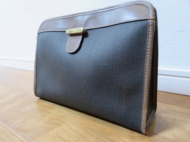 ダンヒル★dunhill★カバン★セカンドバッグ★茶系