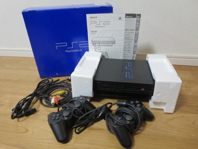 PS2/SCPH-30000/コントローラー2つ箱/SONY/プレステ2 （ プレステ2(PS2