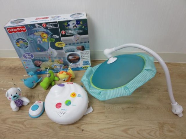 フィッシャープライス☆2WAYプロジェクター&メリー☆箱 （ 男児服）の 