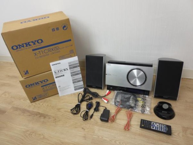 ONKYO iPodドッグ CDシステムコンポ X-T1CRX CR-T1X 箱 （ ステレオ