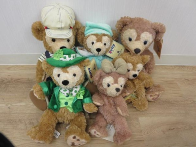 ダッフィーDuffy★ぬいぐるみセット 6体 コスチューム付 茶