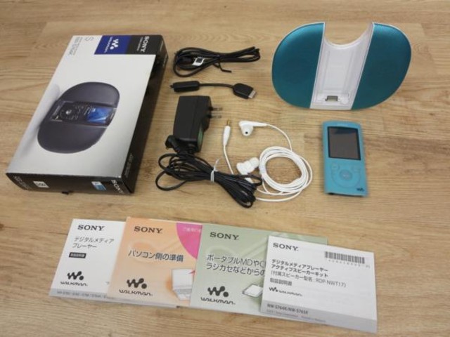 SONY ウォークマン★NW-S764K★8GB 青 スピーカー 箱付