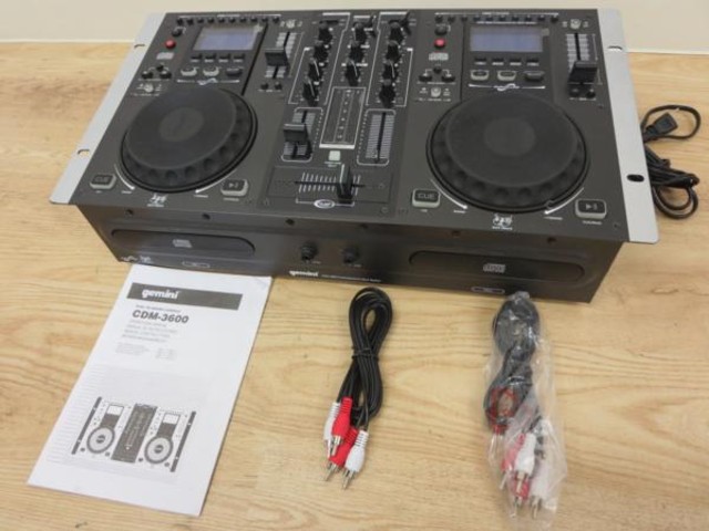 DJコントローラー gemini CDM-3600 ジェミナイ CDJ 現状品 DJコントローラー gemini CDM-3600 ジェミナイ CDJ