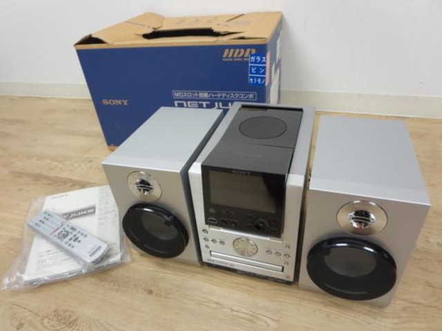 SONY HDDコンポ NAS-M70HD ネットジューク 80GB CD MD