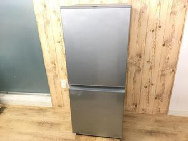 AQUA アクア 2ドア冷蔵庫 AQR-13G-S 2018年製 右開きタイプ 126L