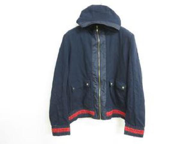 MONCLER GAMME BLUE ガム ブルー モンクレール ジップアップ コットン