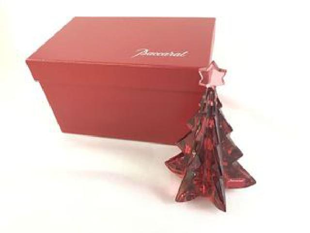 Baccarat バカラ クリスマスツリー NOEL CRISTAL クリスタル レッド バカラ箱