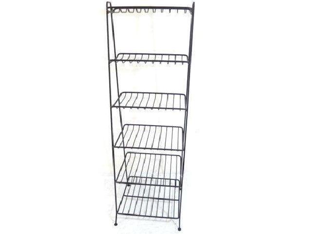 ウニコ ステラ スモールガラスシェルフ ガラスxアイアン レトロ風