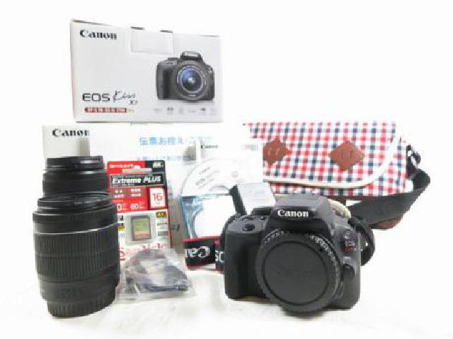 CANON デジタル一眼カメラ EOS KISS X7 ダブルズームキット KISSX7-WKIT