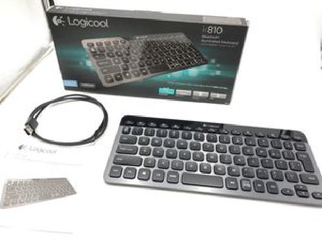 ★【美品】Logicool ロジクール Bluetooth イルミネート キーボード K810