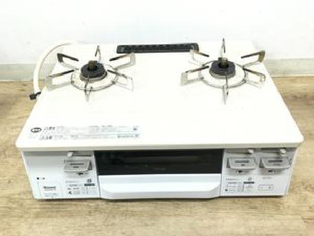 リンナイ ガステーブル KGK600FCL グリル付二口ガステーブルコンロ