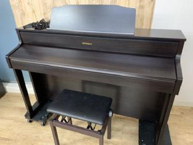 【広島】Roland HP605 電子ピアノ 2016年 中古 引取希望配送相談 Roland HP605-GP デジタルピアノ 2016年製 88鍵 椅子付