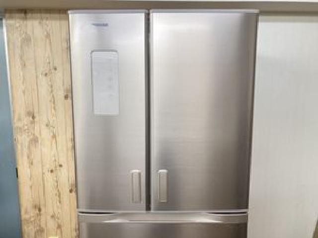 美品】東芝 GR-477F レディッシュゴールド [冷蔵庫 (473L・フレンチドア)]