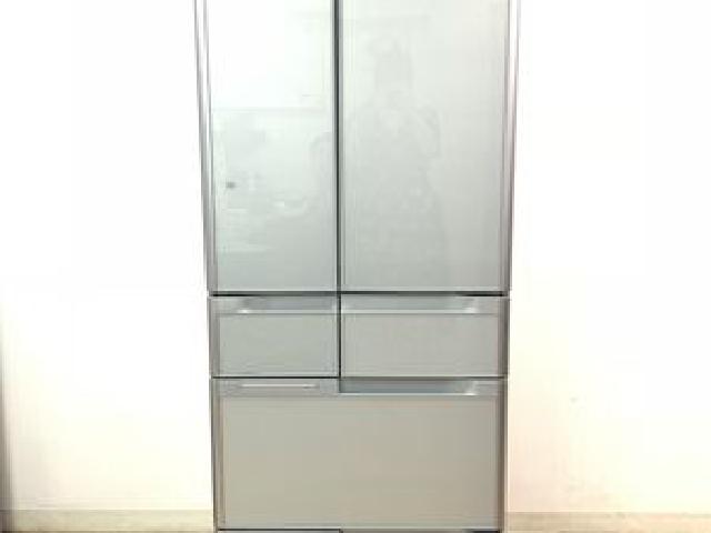 日立 冷凍冷蔵庫 6ドア R-G5200D 517L シルバー 真空チルド 2013