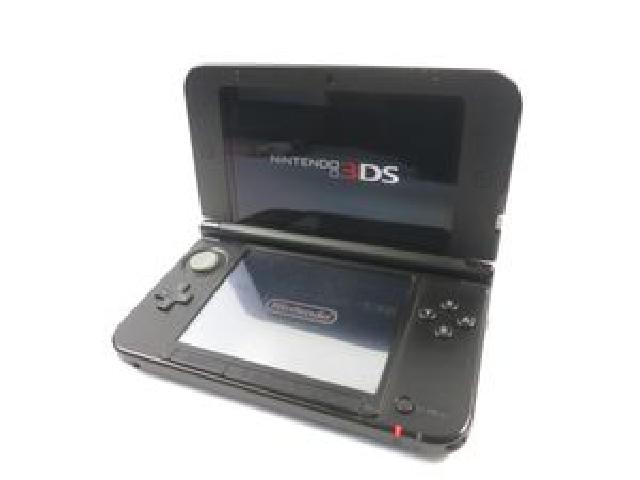 任天堂 NINTENDO ニンテンドー3DS LL ポータブル ゲーム機 青 ブルー ブラック 上