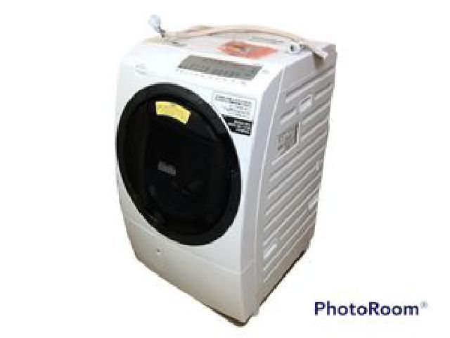 美品 日立 BD-SG100FL 電気洗濯乾燥機 ドラム式洗濯機 左開き ホワイト