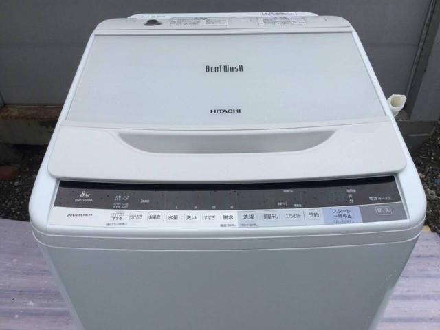 BW-V80A／日立/HITACHI／全自動洗濯機／BEAT WASH/8KG （ 洗濯機