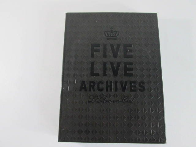 L'Arc-en-Ciel FIVE LIVE ARCHIVES 特別BOX L'Arc-en-Ciel ラルク FIVE