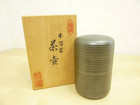 【美品】 本錫製 乾茂號造 大阪錫器 茶壷 茶入れ 茶器 茶道具の詳細ページを開く