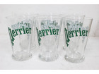 Perrier/ペリエ/グラス/6個セット/ノベルティ/カフェ/アンティーク 非売品