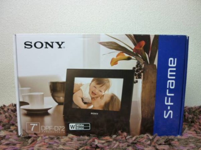 ソニー SONY デジタルフォトフレーム D72 ホワイト DPF-D72/W