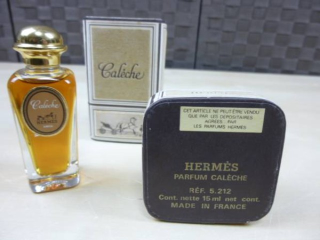 HERMES Calèche 香水 15ml 5本セット 未使用 HERMES エルメス Caleche カレーシュ ソープ&オードトワレ 5点