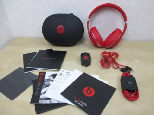 【未開封品】beats Studio ヘッドフォン Red　レッド 楽天市場】アメリカ正規品本物保障【送料無料！税込！】beats