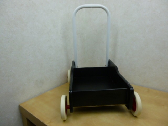 BRIO ブリオ 手押し車おもちゃ ブラック 木製 （ ベビー用品）の買取