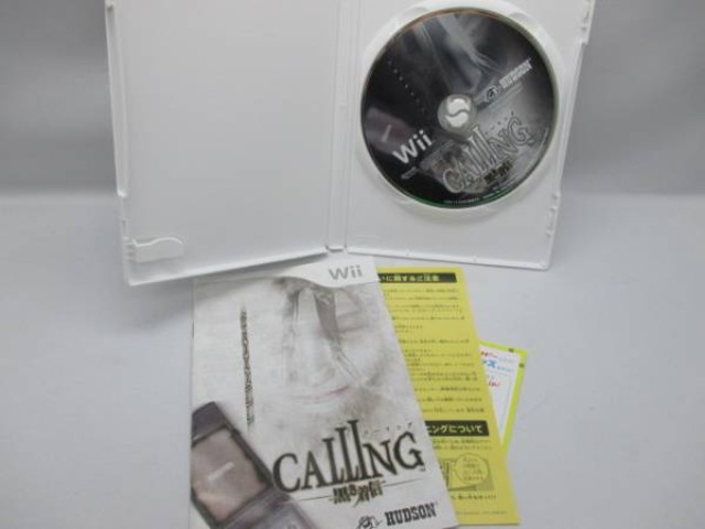 wii CALLING コーリング 黒き着信 ソフト