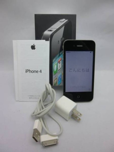 iPhone4 16GB ブラック SoftBank○ MC603J/A 美品