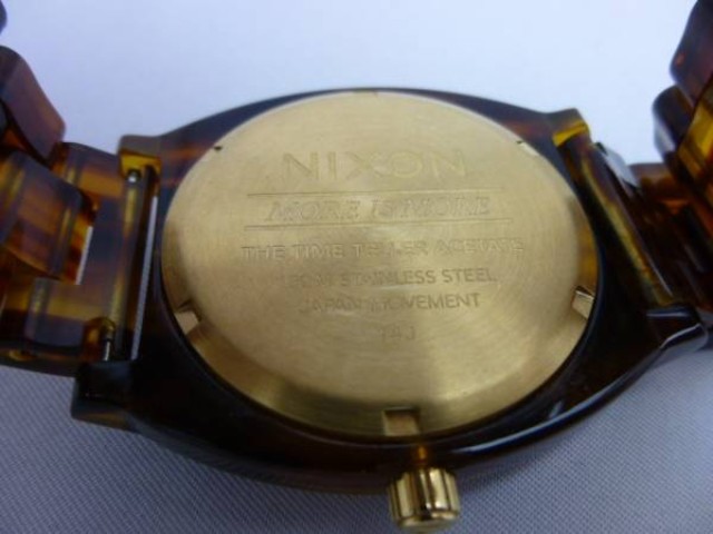 NIXON/ニクソン タイムテラー べっ甲 腕時計 A327-1424