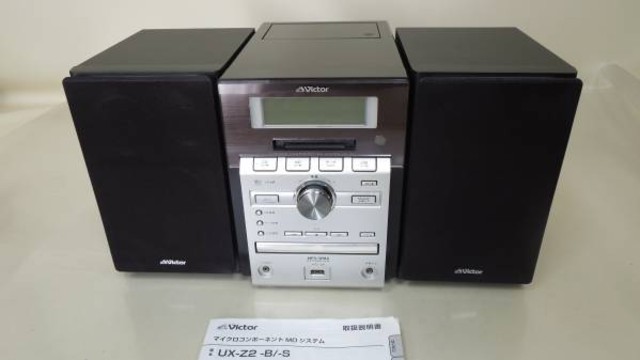 Victor ミニコンポ CD MD カセットテーププレーヤー Victor UX-Z2 CD・MD・カセット・ミニコンポ （ MDプレーヤー