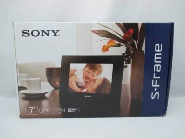 SONY デジタルフォトフレーム DPF-D72N 黒 未使用 （ その他AV機器）の